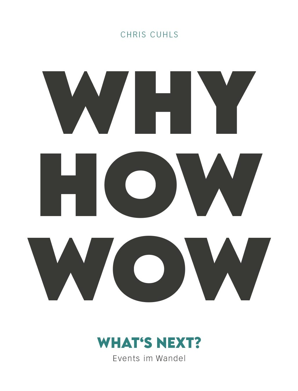 WHY HOW WOW What's Next? Events im Wandel
